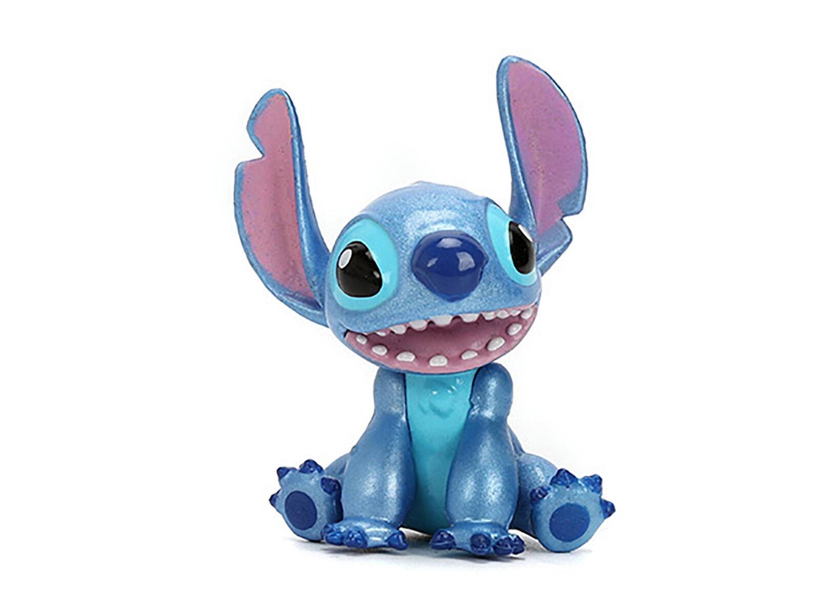 Alt View 1. Jada - 1961 Volkswagen Bus "Catching Waves" White and Orange with Stitch Figure "Disney's Stitch" "Hollywood Rides" 1/24 - White and Orange.