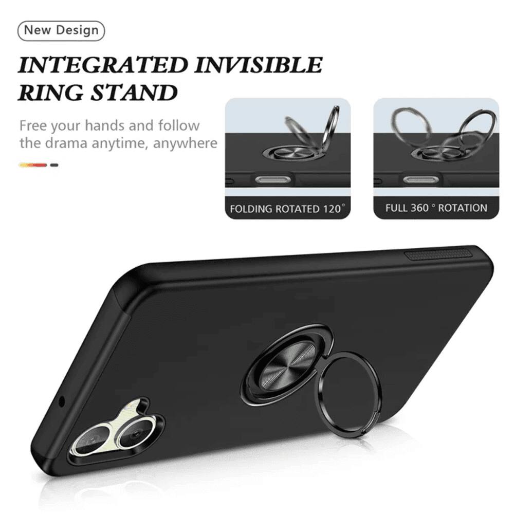 New Design INTEGRATED INVISIBLE RING STAND
Free your hands and follow the drama anytime, anywhere
FOLDING ROTATED 120°
FULL 360° ROTATION