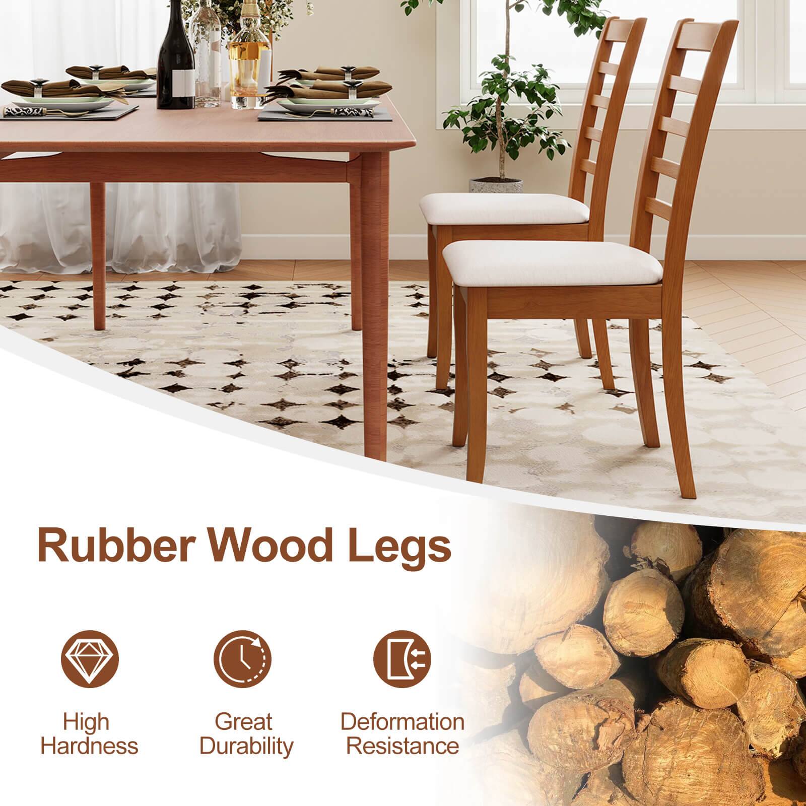 Rubber Wood Legs

- High Hardness
- Great Durability
- Deformation Resistance