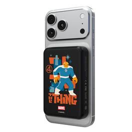 Keyscaper - Marvel Badge Wireless Mag Power Bank - The Thing