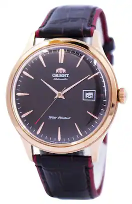 Orient - Bambino Version 4 Classic Automatic FAC08001T0 TAC08001T0 Men's Watch - Black And Brown