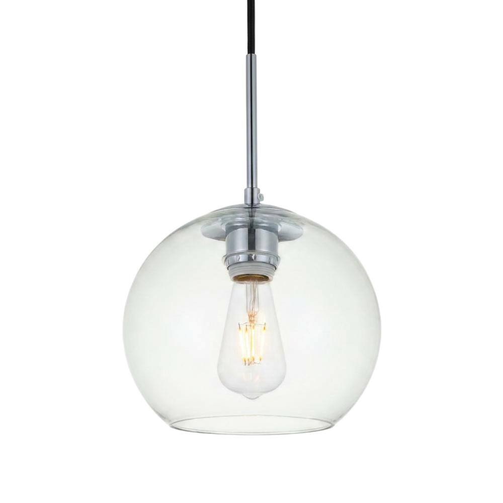 Living District - Baxter 1 Light Chrome Pendant With Clear Glass - Chrome And Clear price history on PriceWatchPro