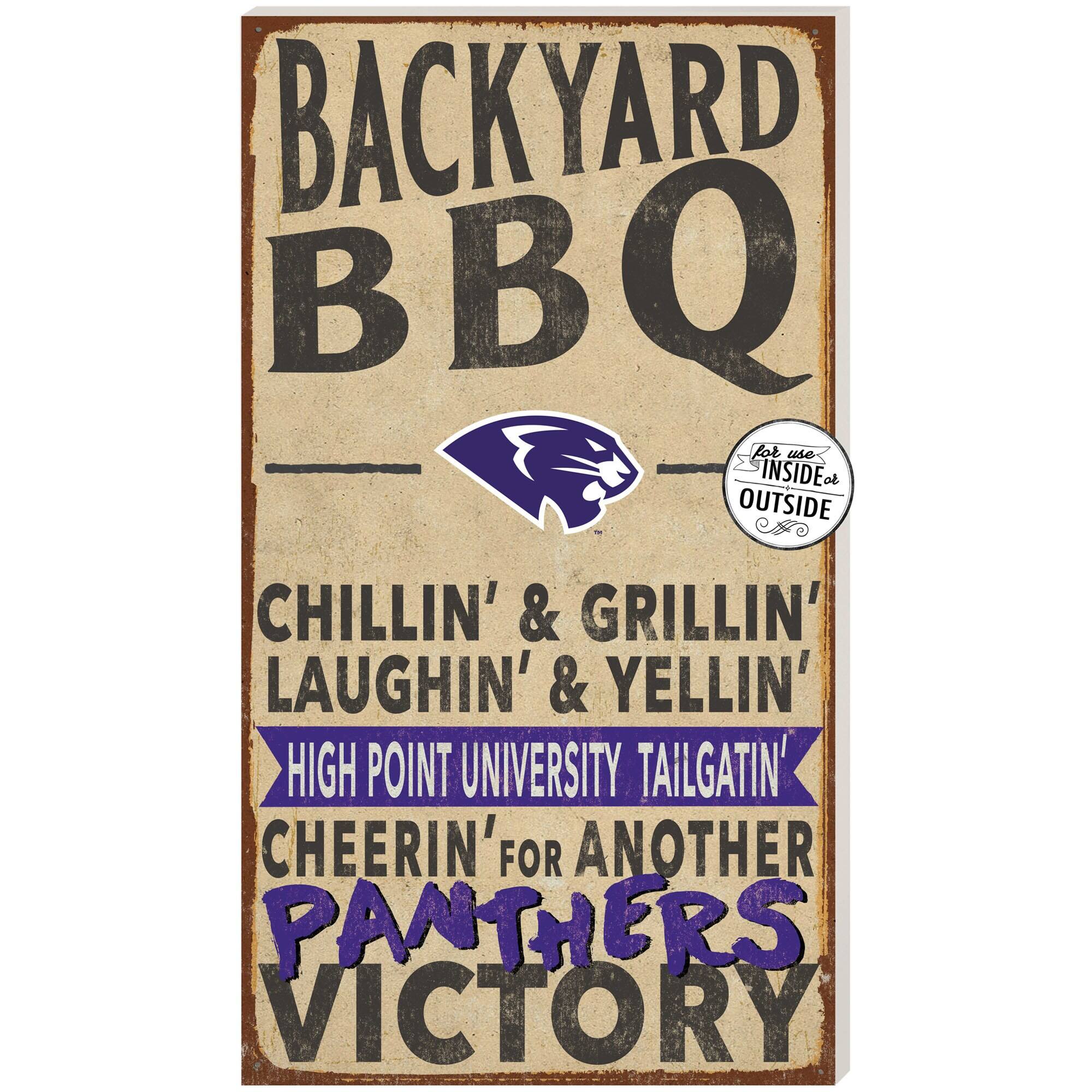 High Point Panthers 11'' x 20'' Indoor/Outdoor BBQ Sign