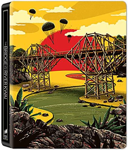 Alt View 1. New Steelbook Bridge On The River Kwai 65th Anniversary (4K UHD + Blu-ray + Digital).