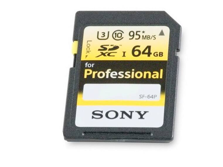 3 10 95 MB/S TN Lock SP I 64 GB XC for Professional SF-64P SONY