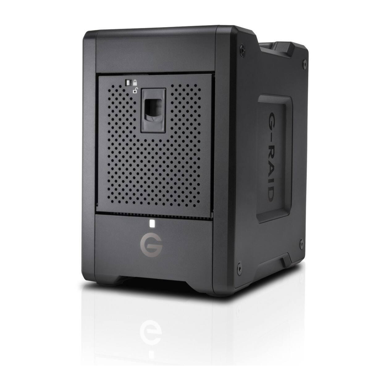 Back. SanDisk Professional - SanDisk Professional GRaid Shuttle 4 72TB Desktop Hard Drive - Black.