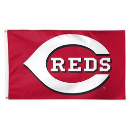 WinCraft - Cincinnati Reds 3' x 5' Primary Logo Single-Sided Flag - Multicolor