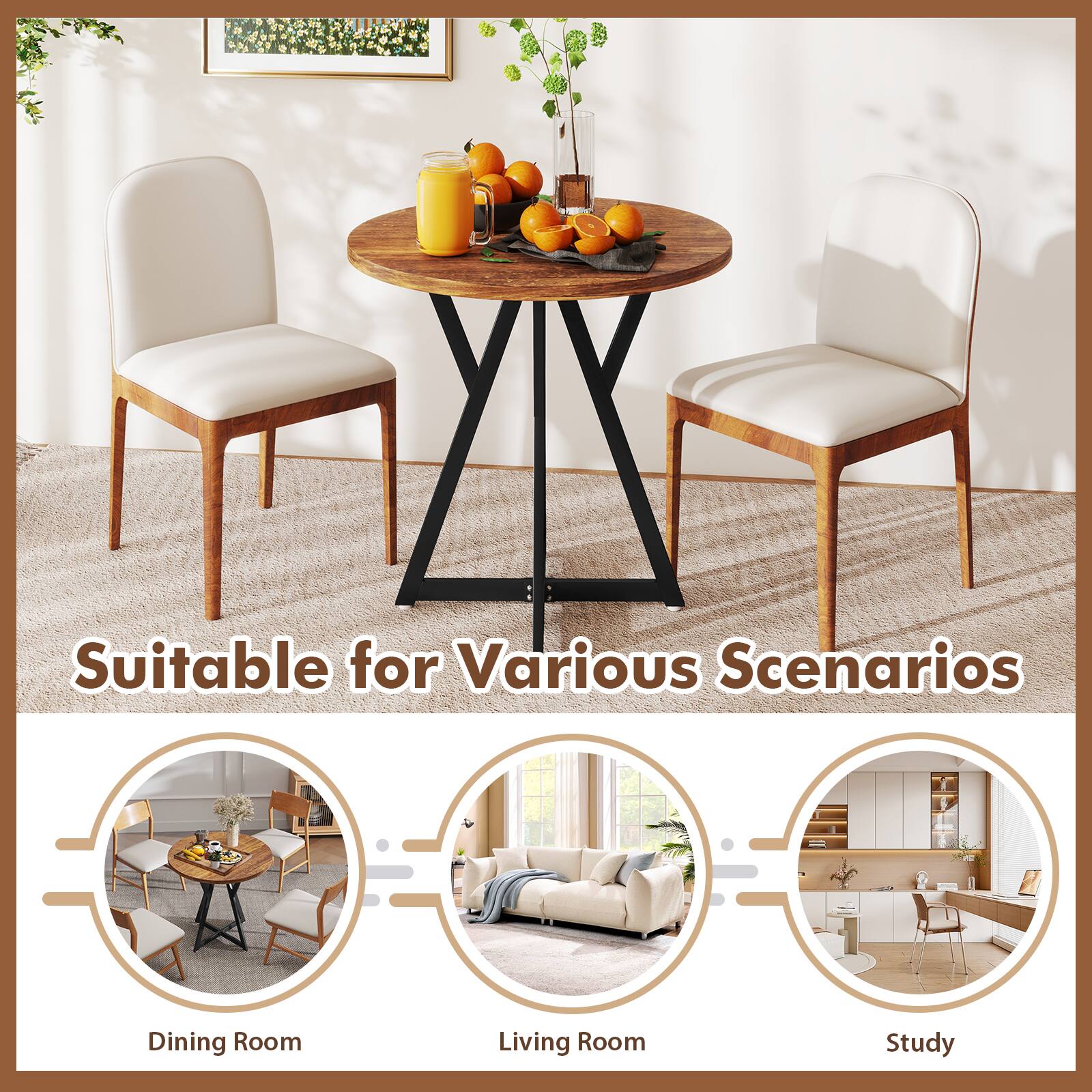 Suitable for Various Scenarios

Dining Room

Living Room

Study