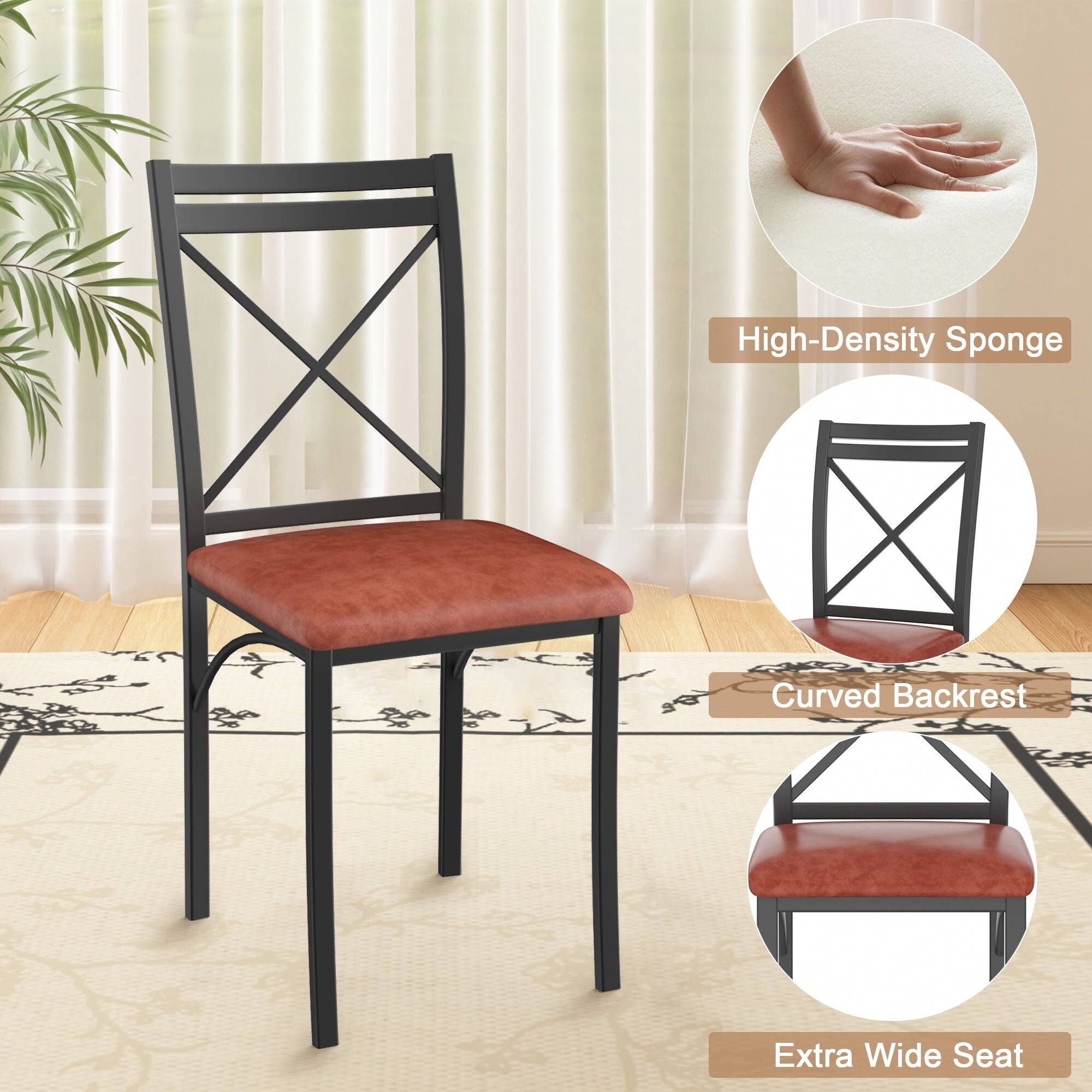 High-Density Sponge  
Curved Backrest  
Extra Wide Seat