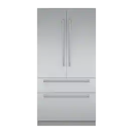 Thermador - Freedom Collection 42 in Wide 23.1 Cu. Ft. Smart Built-in French Door Bottom Freezer Refrigerator - Stainless Steel