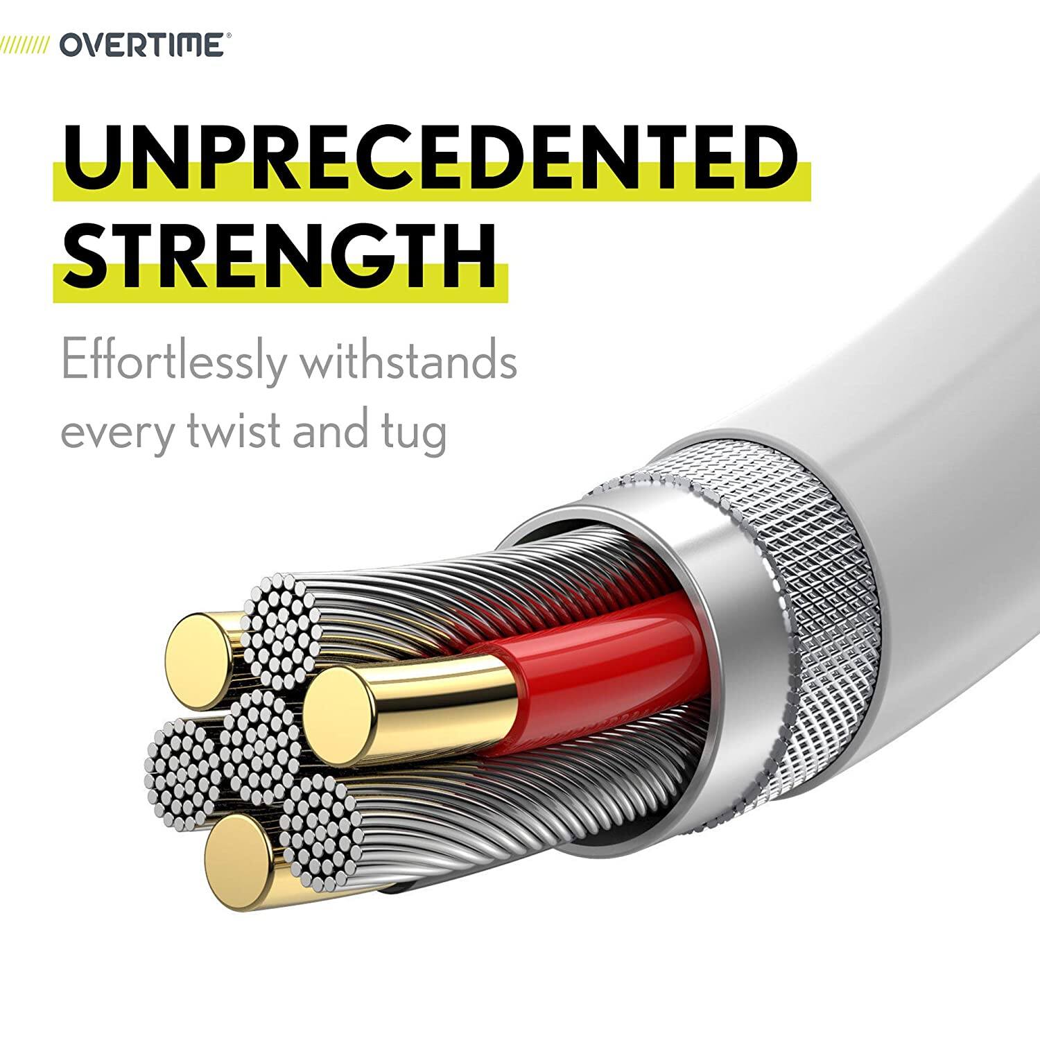 OVERTIME

UNPRECEDENTED STRENGTH

Effortlessly withstands every twist and tug