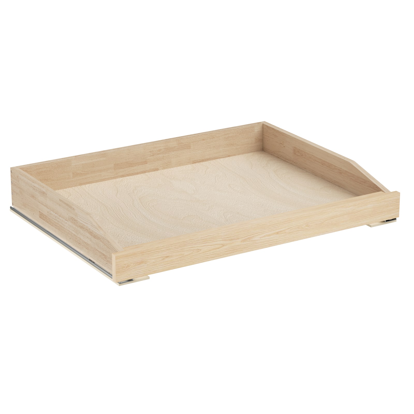 LOVMOR - Pull Out Cabinet Organizer with Soft Close 28.5-W x 21-in D Cabinet Drawers Slide Out for Kitchen Base Cabinet - Wood