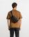 Angle. tomtoc - Aviator-T35 2.5L X-Pac Sling Bag with RFID Blocking, Minimalist Crossbody Bag Chest Shoulder Pack for Travel, Everyday - Black.