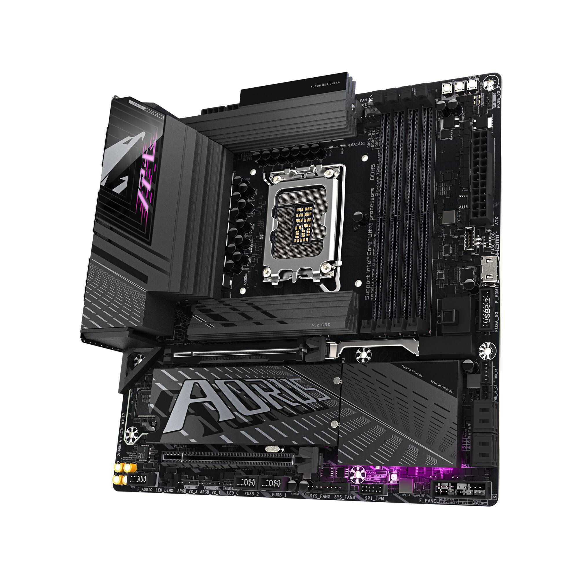 Sure, here is the corrected and grouped text from the image:

---

**Top Left:**
- Z tun L am
- LOAIRSE Lane I SucO

**Top Right:**
- T THI 10 JOssaOud Uitra
- Core" Inter Support
- S5U VA9I 052

**Middle Right:**
- FUSA IS i ADR
- IEMatas i 300 AUDID LES DEHD
- T2 AmA F :050 :05 Lia Tosa 2 Fusa TS 51 FANd S01 TPM

**Bottom Left:**
- 200
- 0.05 0.05

**Bottom Right:**
- 200
- 0.05 0.05

**On the Motherboard:**
- AORUS
- PCIe x16
- PCIe x1
- PCIe x1
- PCIe x1
- PCIe x1
- PCIe x1
- PCIe x1
- PCIe x1
- PCIe x1
- PCIe x1
- PCIe x1
- PCIe x1
- PCIe x1
-