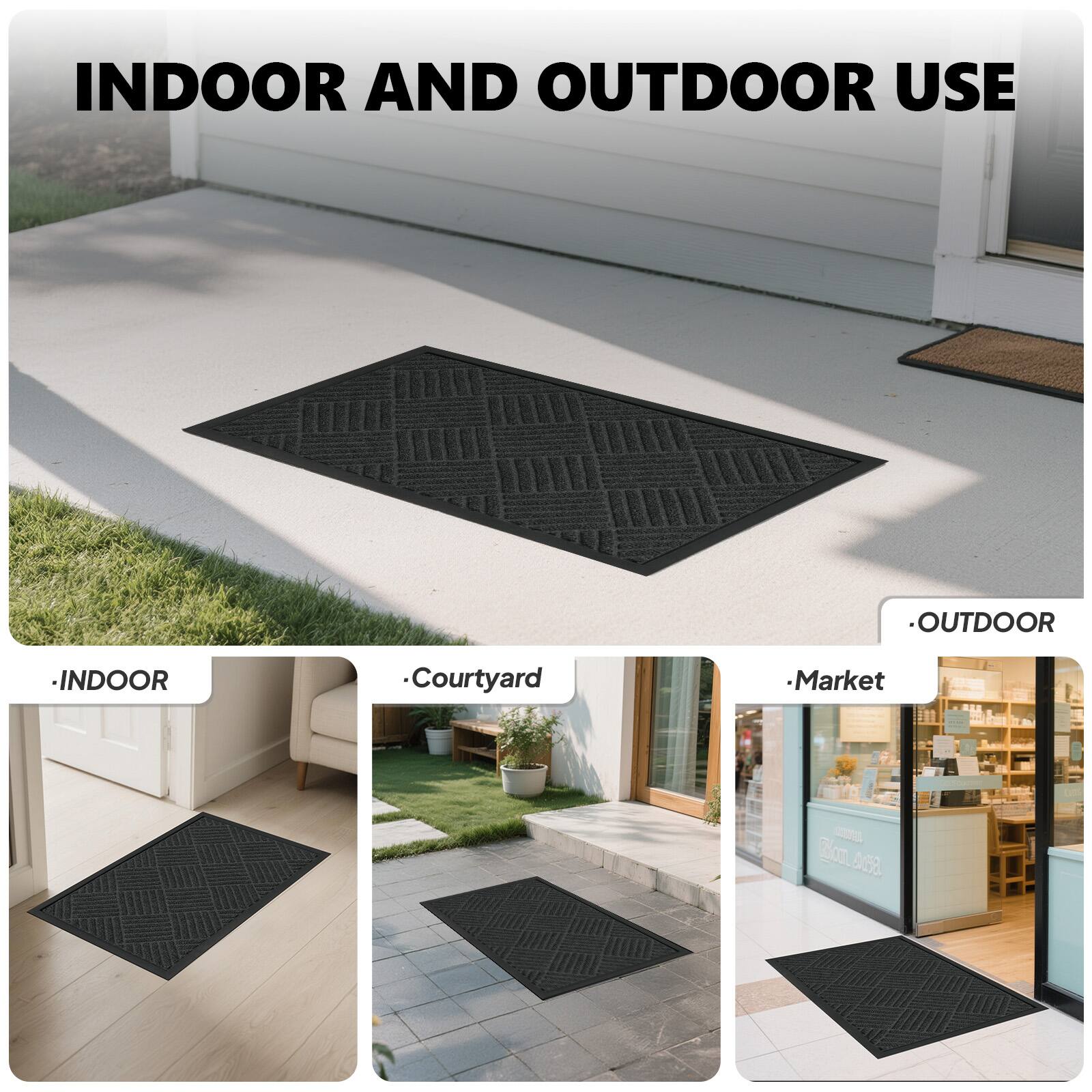 INDOOR AND OUTDOOR USE

- INDOOR
- Courtyard
- Market
- OUTDOOR