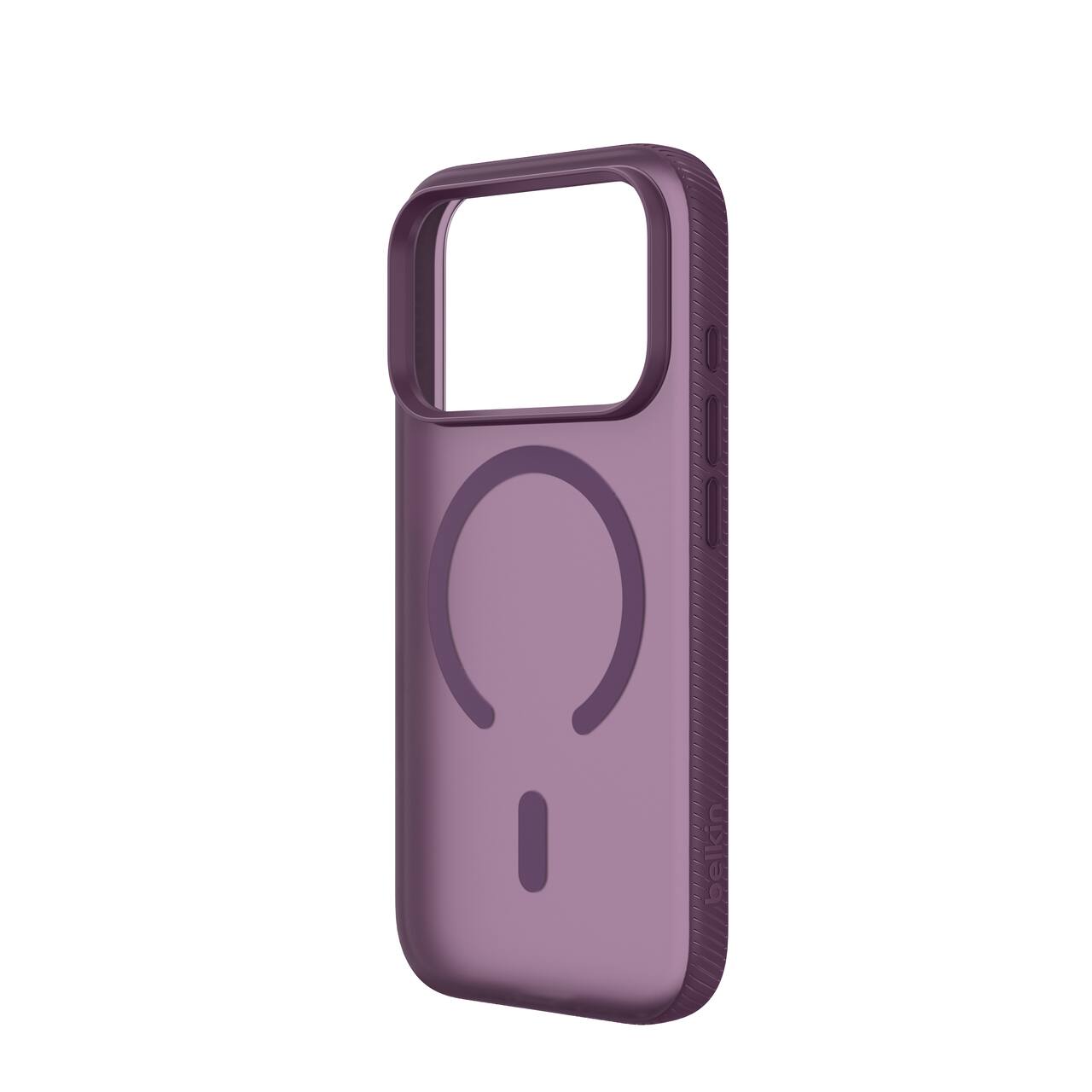 Front. Belkin - MagSafe Compatible Anti-Slip Case for (iPhone 18 Pro) with Slim Design, Nano-Titan Technology Magnetic - Red.
