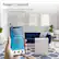Smart Control allows users to set and view real-time air quality from anywhere. The LV 1315 Air Purifier is designed to improve indoor air quality, with a rating of 96% for better air quality. Users can also add a timer and create schedules for the device. The display shows whether the air purifier is currently on or off.