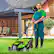 Alt View 1. Costway - Costway 16-Inch Electric Dethatcher & Scarifier 15A 2-In-1 Lawn Dethatcher - Green.