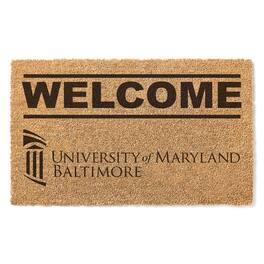 Jardine - University of Maryland Baltimore 18" x 30" Welcome Doormat - Brown