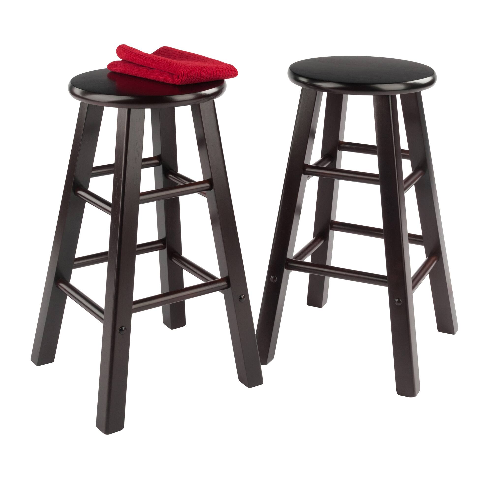 Alt View 8. Winsome Wood - Element 2-Pc Counter Stool Set - Espresso.