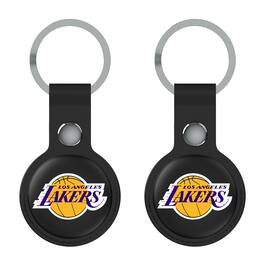 Keyscaper - Los Angeles Lakers Two-Pack AirTag Holders - Black