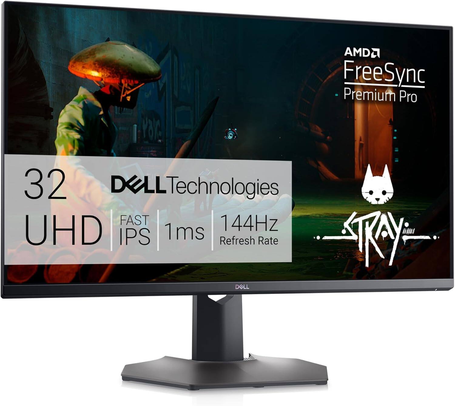 AMD FreeSync Premium Pro  
DELL Technologies  
32" UHD  
FAST IPS  
1ms  
144Hz Refresh Rate  
KTRAY-II