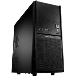 Cooler Master - Elite RC-342 Computer Case - Mini-tower - Black - Steel, Acrylonitrile Butadiene Styrene (ABS) - 8 x Bay - Black