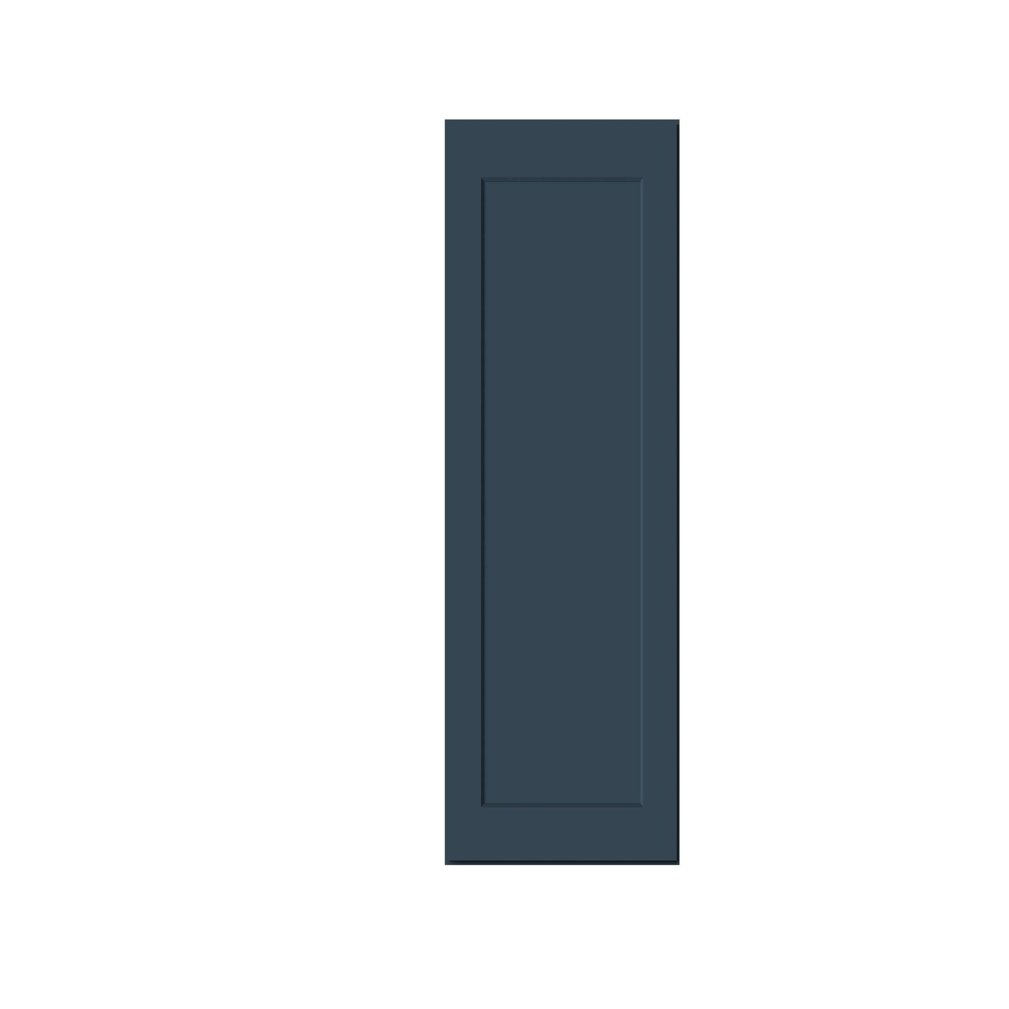 Alt View 1. Boyel Living - 21-in W x 42-in H x 12-in D Shaker RTA Kitchen Wall Cabinet with Soft-Close - Charcoal Blue.