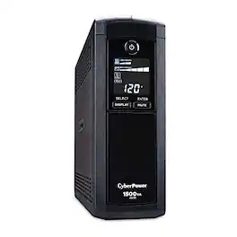 CyberPower - CP1500AVRLCDTAA 1500VA Mini-tower UPS - Black