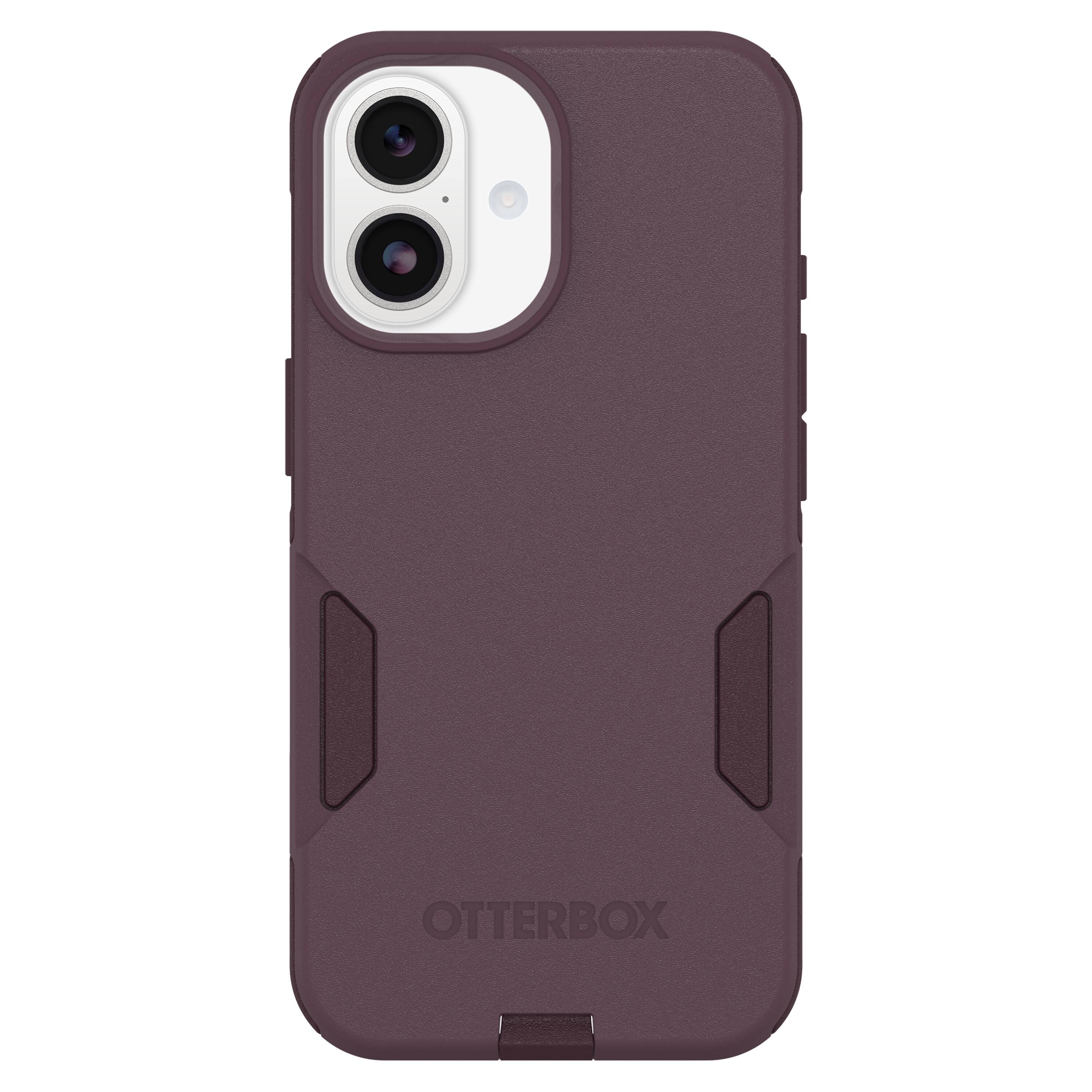 Angle. OtterBox - Commuter Series Hard Shell for Apple iPhone 17 - Purple.