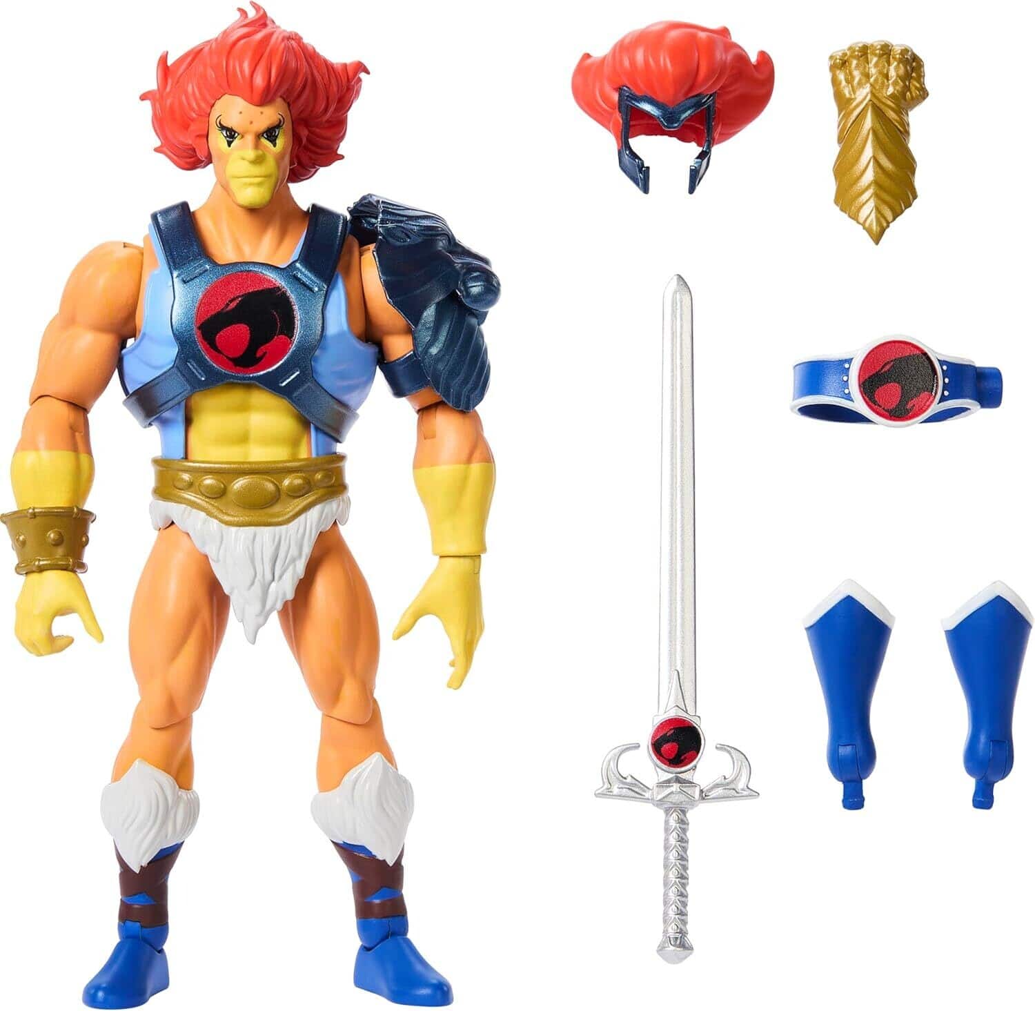 Mattel - Collectible - Masters of the Universe Origins x ThunderCats Lion-O Action Figure (He-Man, MOTU) - COLLECTABLES - Multicolor