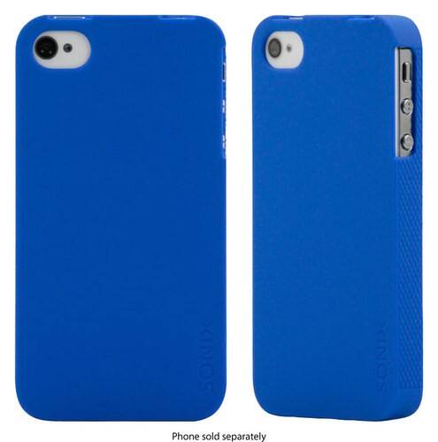 Front Standard. Sonix - Snap Case for Apple® iPhone® 4 and 4S - Blue.