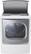 Alt View 14. LG - 9.0 Cu. Ft. 14-Cycle Steam Gas Dryer.