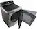 Alt View 12. LG - 9.0 Cu. Ft. 14-Cycle Steam Electric Dryer - Graphite Steel.