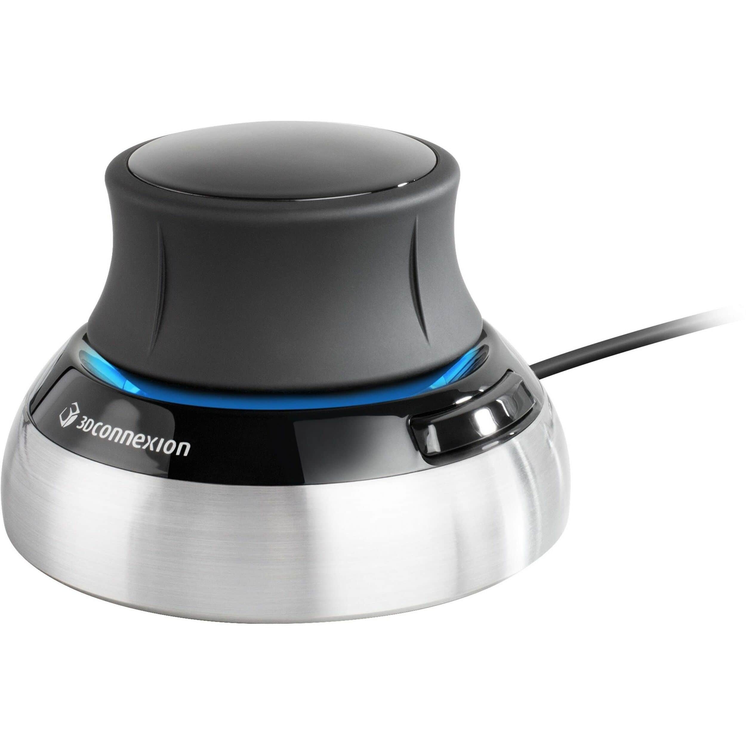 3Dconnexion - SpaceMouse Compact 3D Mouse - Wired - Black