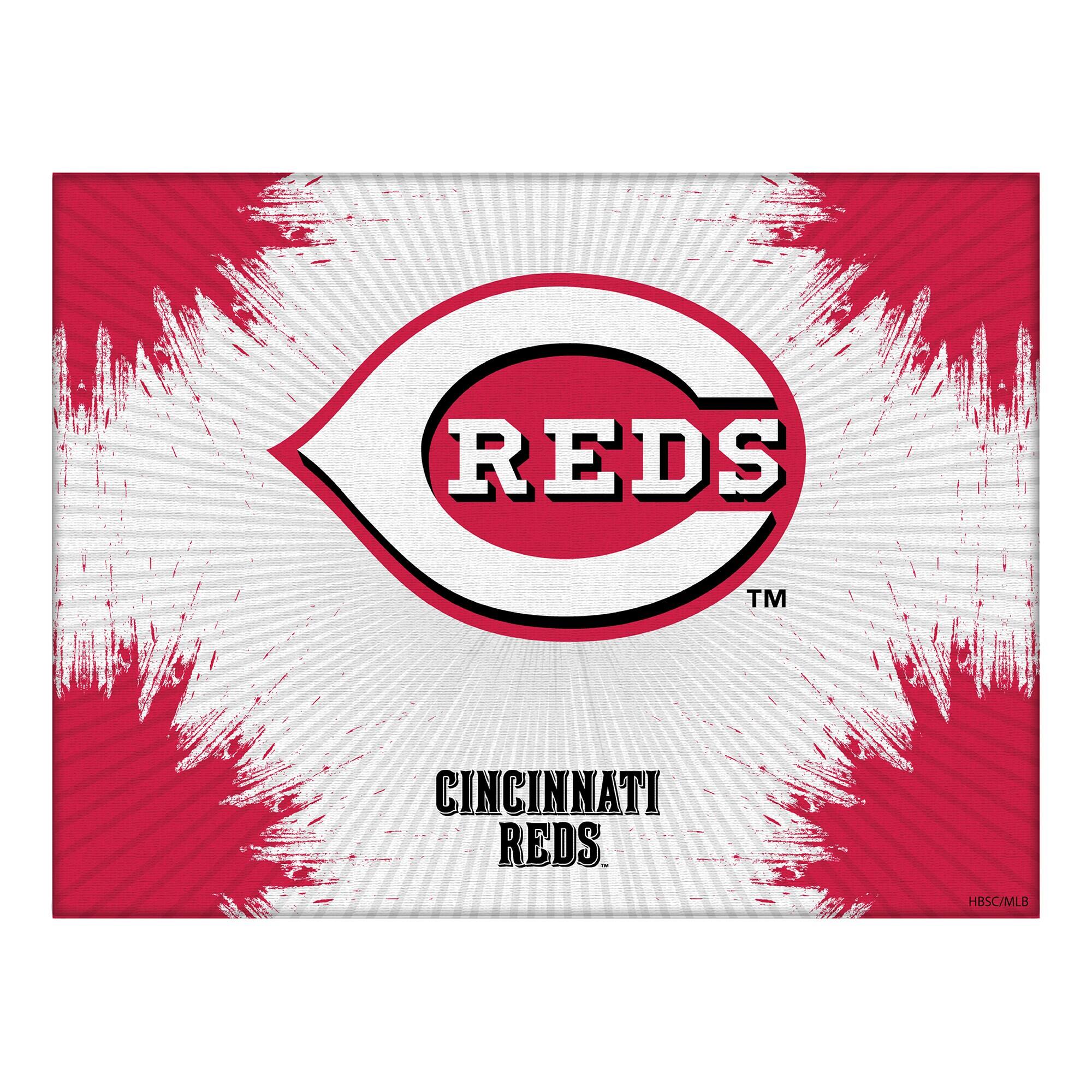 Cincinnati Reds 24" x 32" Splash Canvas Wall Art