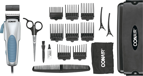 Best Buy: Conair Custom Cut 18-Piece Haircut Kit Silver HC244GBV