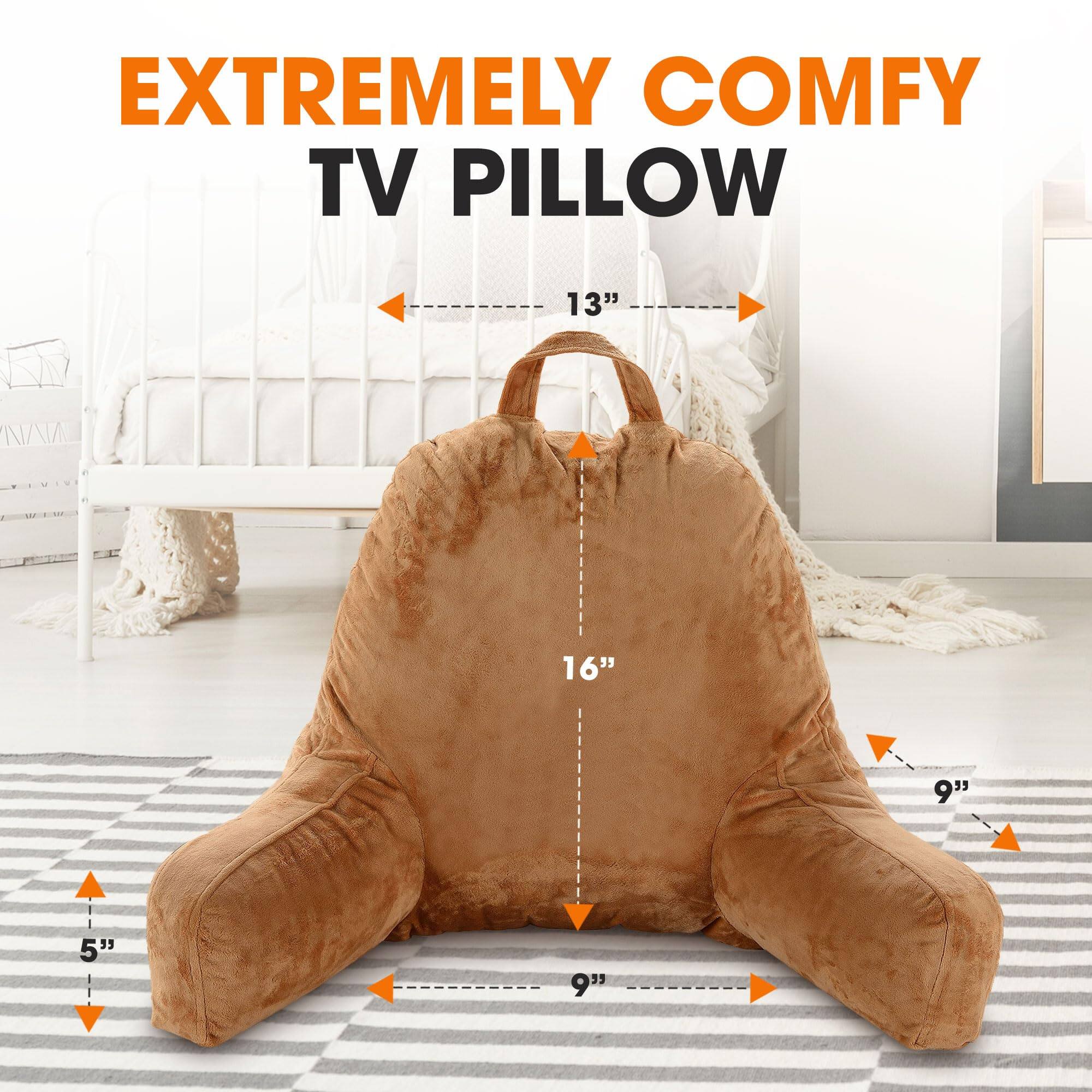 EXTREMELY COMFY TV PILLOW

13"
16"
9"
5"
9"