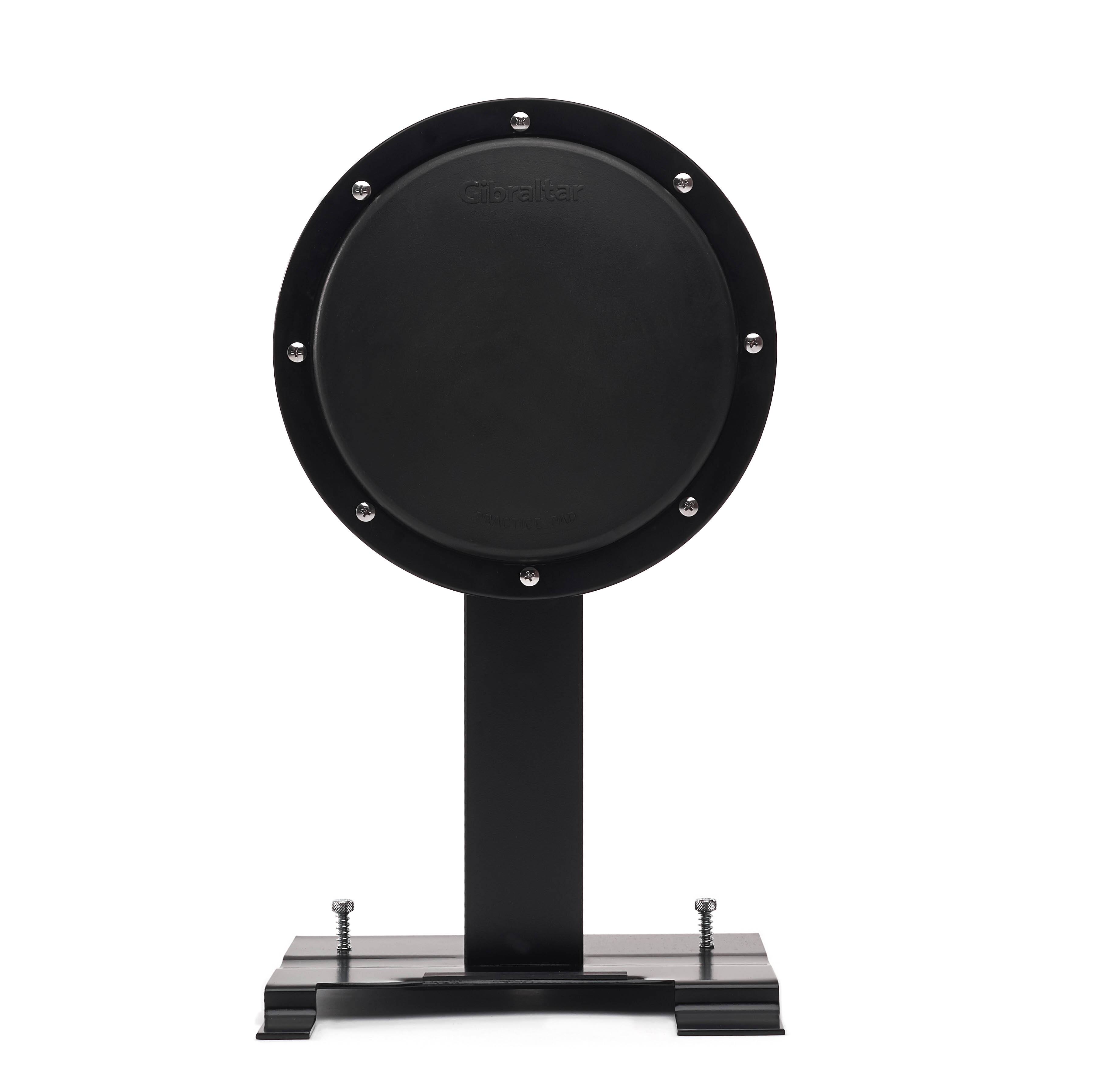 Front. Gibraltar Hardware - Bass Drum Practice Pad, 10" Silent Kick Pad for Low Volume Rehearsals, with Carpet-Secure Design for Drummers.