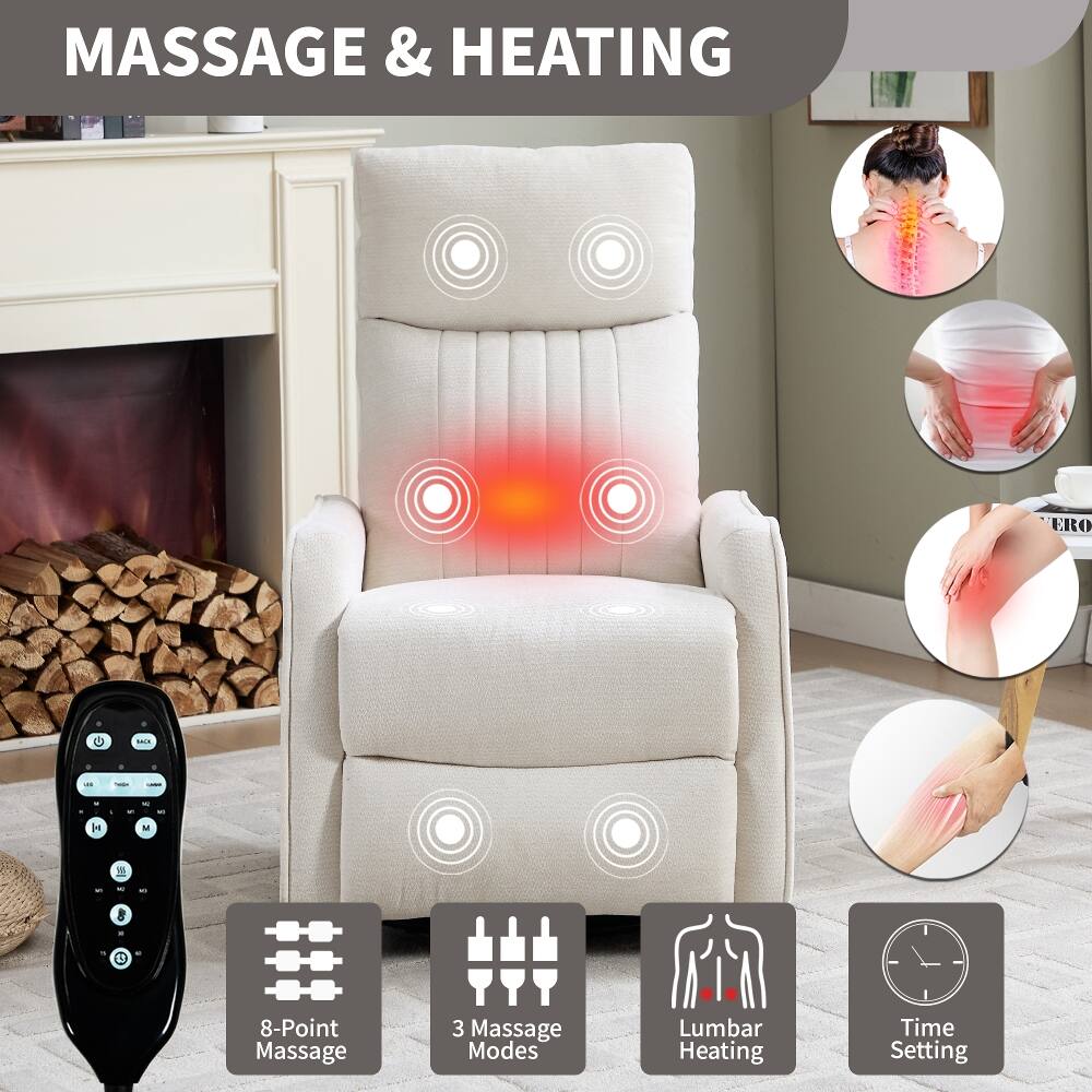 MASSAGE & HEATING

8-Point Massage
3 Massage Modes
Lumbar Heating
Time Setting