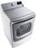 Angle. LG - 9.0 Cu. Ft. 14-Cycle Steam Electric Dryer.