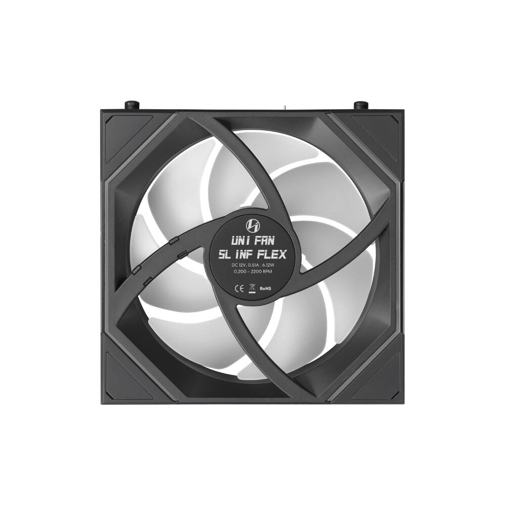 UNI FAN SL INFLEX DCB2V.O.SIA DC 12V 0.12W 0.200-2200 RPM CE RoHS