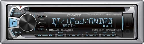 Kenwood - CD - Built-In Bluetooth - Apple® iPod®- and Satellite Radio-Ready - Marine - In-Dash Deck - Multi-Front_Standard 