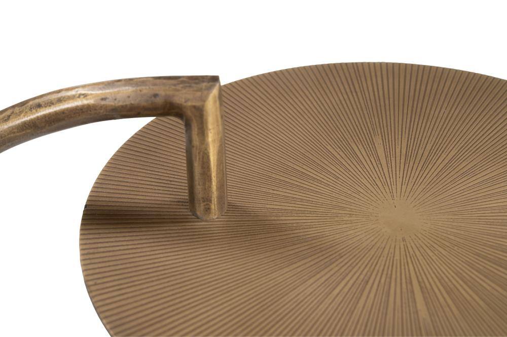 Alt View 1. Hivvago - Voler Side Table Brass - Brass.