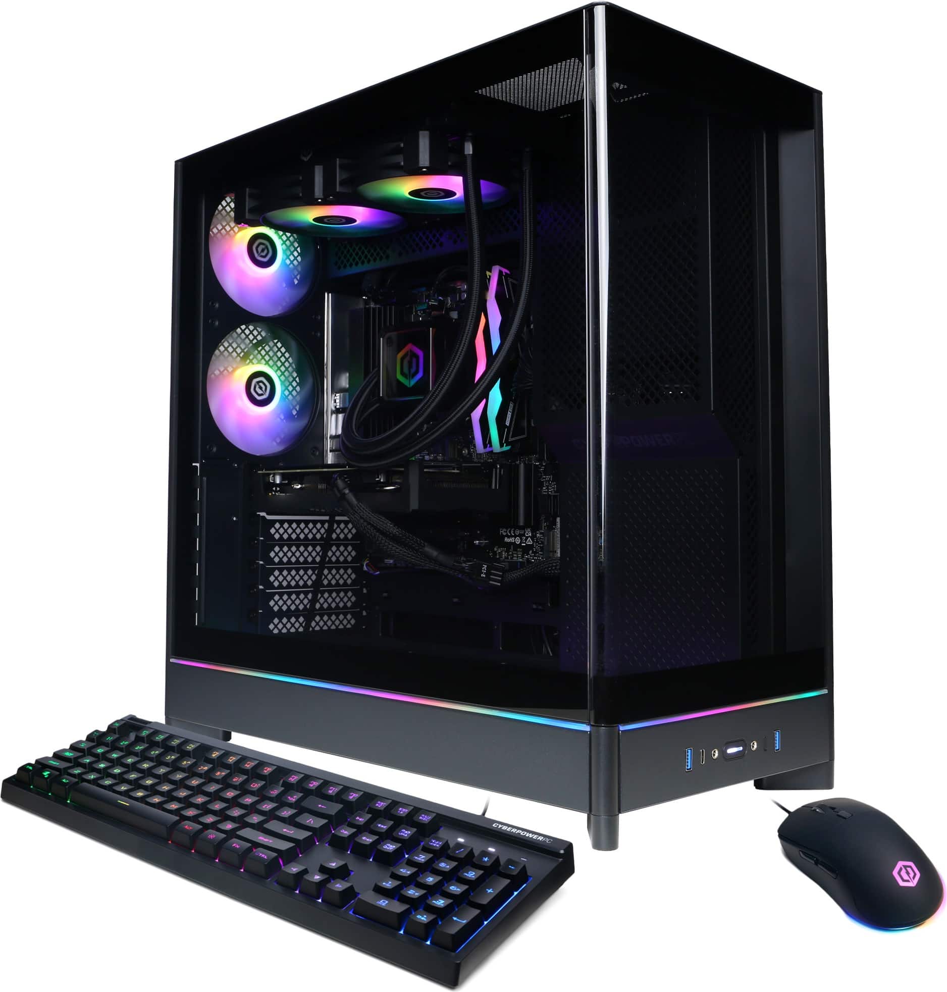 CyberPowerPC Gaming Desktop AMD Ryzen 7 9700X AMD Radeon RX 9060 CyberPowerPC Gaming Desktop AMD Ryzen 7 9700X AMD Radeon RX 9060