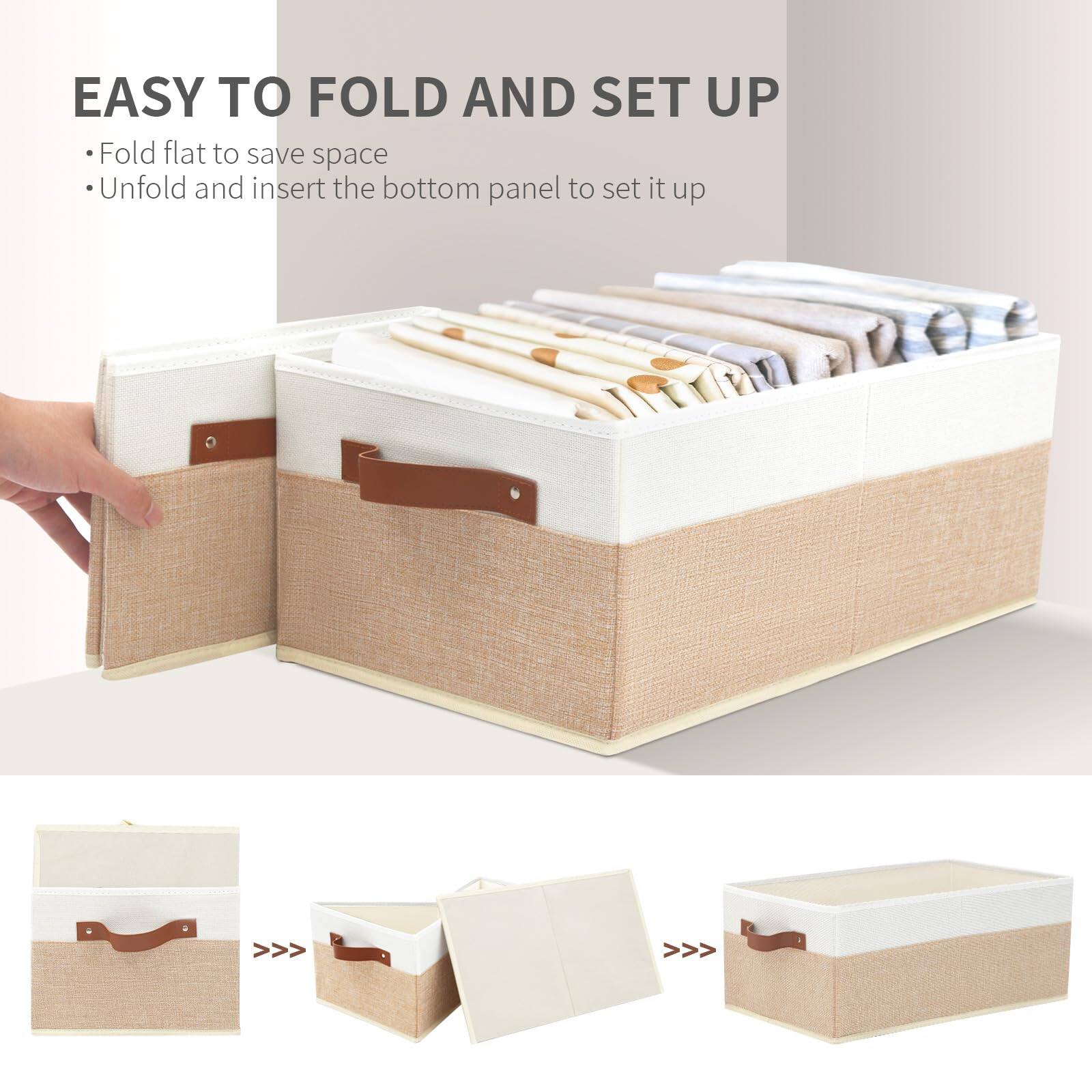 EASY TO FOLD AND SET UP

- Fold flat to save space
- Unfold and insert the bottom panel to set it up