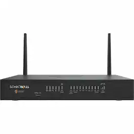 SonicWall - TZ380W Network Security/Firewall Appliance - Intrusion Prevention - 8 Port - Gigabit Ethernet, 5 Gigabit - Black