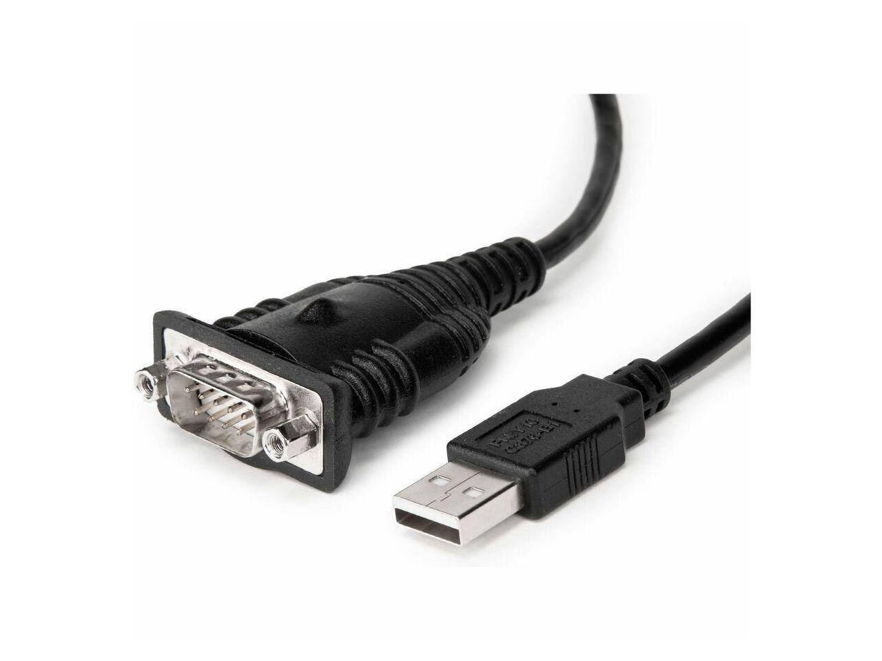 Alt View 3. Rocstor - Rocstor 1-Port USB to RS232 Adapter Cable, 6 ft, COM Retention, DB-9 Male.