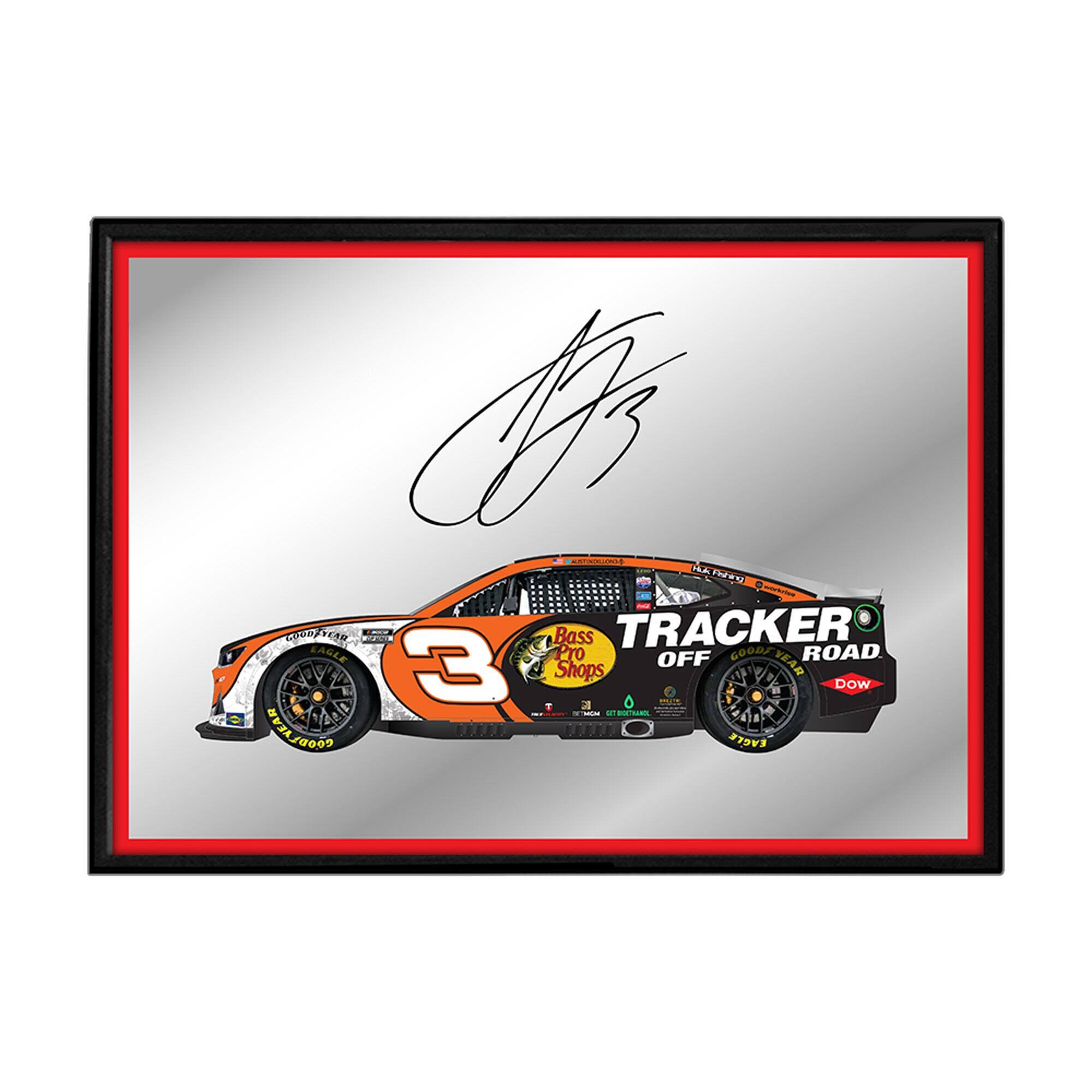 Austin Dillon 19" x 27" Framed Mirrored Wall Sign