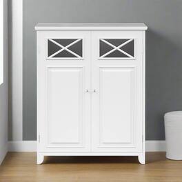 Teamson Home - Dawson Freestanding Two-Door Floor Cabinet - White